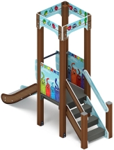 Горка - ИО 41.15.01-11 - Королевство (Коты) H=750 Горка - ИО 41.15.01-11 - Королевство (Коты) H=750