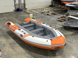 Моторная лодка ROGER РИБ Gelium 4300 (высокий борт, пластиковый конус), фото 2