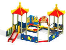 МФ 3.30 Песочный дворик с горкой H=700 мм МФ 3.30 Песочный дворик с горкой H=700 мм