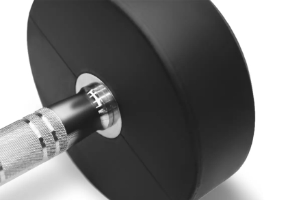 Комплект обрезиненных гантелей 5 пар от 27,5 до 37,5 кг HD51D2A-27,5-37,5, фото 3