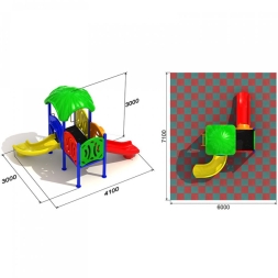 Детская площадка Лимпопо 3.2.3, фото 3 Детская площадка Лимпопо 3.2.3, фото 3