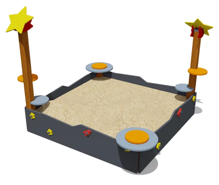 Песочница ВСТ 4156 для детской площадки, фото 1