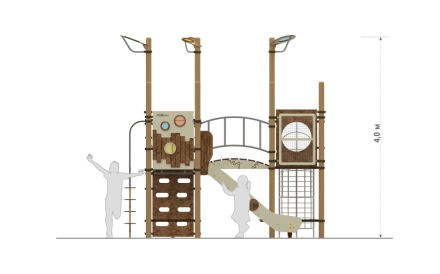 FUN-terra Игровой комплекс ЭКО-05 детский, фото 5