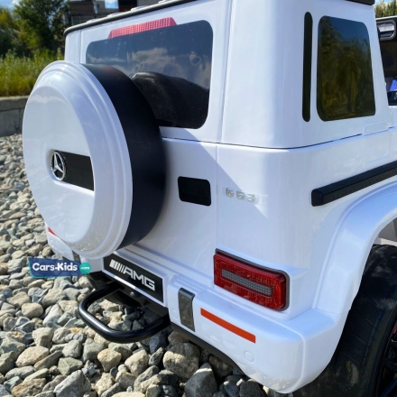 Электромобиль Mercedes Benz G63 AMG BBH-0003 белый, фото 12