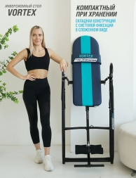 Инверсионный стол Vortex бежево-серый c подушкой, фото 14