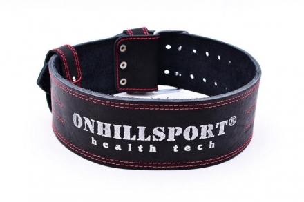 Пояс для пауэрлифтинга 100 мм, со скобой, двухслойный, фото 11