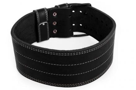 Пояс для пауэрлифтинга 100 мм, со скобой, двухслойный, фото 3