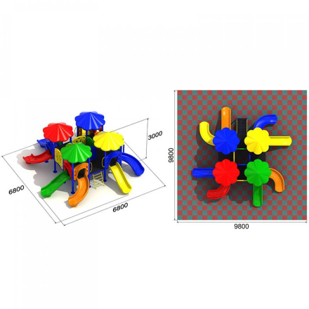 Детская игровая площадка Каравай 2.3, фото 3