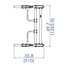 Стойка силовая Half Rack Powertec WB-HR14