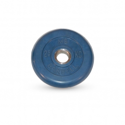 Диск обрезиненный Barbell d 31 мм цветной 2,5 кг