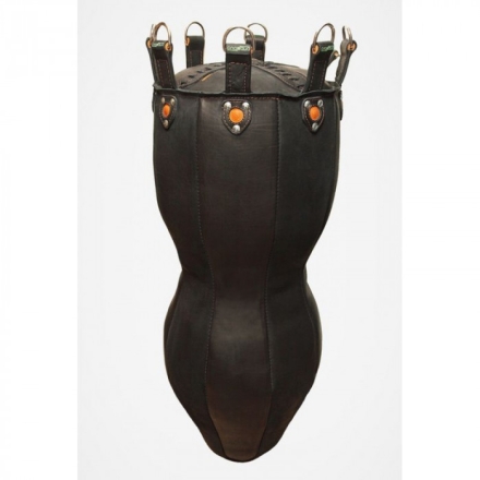 МЕШОК КОЖАНЫЙ ФИГУРНЫЙ &quot;Силуэт&quot; двойной, фото 1