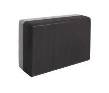 Блок для йоги серый-черный Блок для йоги серый-черный