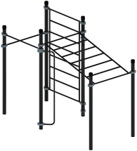 Воркаут ЛОВ 108 серый ВТ 102.12-03