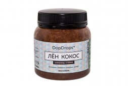 Шоколадно-кокосовая паста cо стевией и льном, в пластике, 250г, фото 2