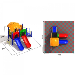 Детская площадка Лимпопо 2.2.3, фото 2 Детская площадка Лимпопо 2.2.3, фото 2