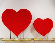 Топиари композиция Сердца - газон Eco Топиари композиция Сердца - газон Eco