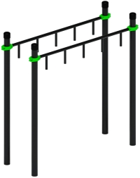 Воркаут ЛОВ 108 зеленый ВТ 102.10-02, фото 2