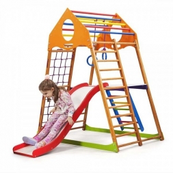 Детский спортивный комплекс для дома KindWood Plus 2, фото 1