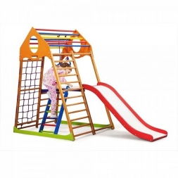 Детский спортивный комплекс для дома KindWood Plus 2, фото 4