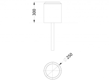 РМФ 1.02 Столбик Н=300 РМФ 1.02 Столбик Н=300