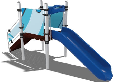 Горка детская Зефир Fairytale ГР001.00.2 для игровой площадки 3-7 лет, фото 1