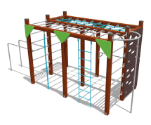 Спортивный комплекс ВСТ 8056 для уличной площадки Спортивный комплекс ВСТ 8056 для уличной площадки