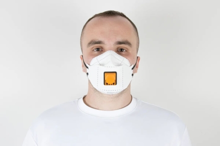 Респиратор с клапаном Jeta Safety, FFP2 NR D, трехпанельный JM-9322, фото 4