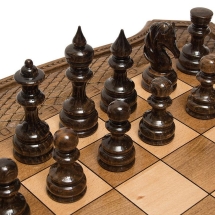 Шахматы + Нарды резные "Роял 2" 60, Ohanyan Шахматы + Нарды резные "Роял 2" 60, Ohanyan