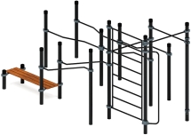 Воркаут ЛОВ 89 серый ВТ 101.13-03