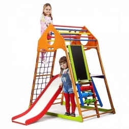 Детский спортивный комплекс для дома KindWood Plus 3, фото 1