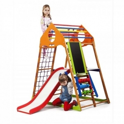 Детский спортивный комплекс для дома KindWood Plus 3, фото 6