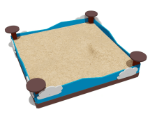 Песочница ВСТ 1154 для детской площадки