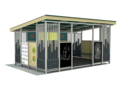 Теневой навес 6,8 х 4,8 тип 1 для улицы