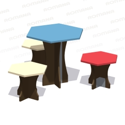 Стул Romana 302.31.00 для детской площадки, фото 6 Стул Romana 302.31.00 для детской площадки, фото 6