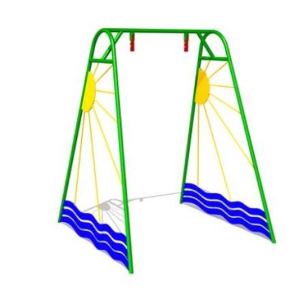 Детские качели Прибой К006 с креслом К045 для игровых площадок, фото 2