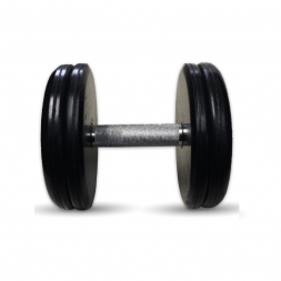 Гантель Barbell 22 кг классик с вращающейся ручкой хром
