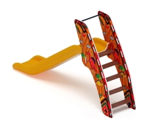 Горка пластиковая - ИО 42.01.01-03 - (желтый скат) H=1200 (Карандаши) Горка пластиковая - ИО 42.01.01-03 - (желтый скат) H=1200 (Карандаши)