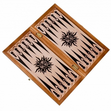 Нарды &quot;Восточный Узор&quot; средние (Россия, дерево, 48х24х4см), фото 1