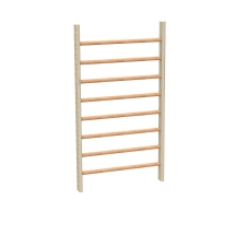 Стенка шведская, гимнастическая ZSO 2,6х0,6 м (массив 90 мм)