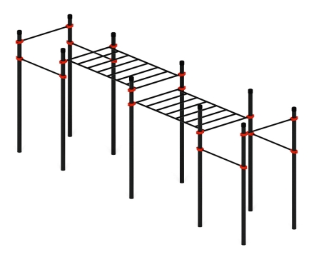 Воркаут 108 красный ВТ 12.20-01, фото 4