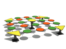 Канатный лабиринт "Пятнашки"