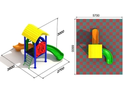 Детская площадка Кувшинка 3.1.2, фото 2 Детская площадка Кувшинка 3.1.2, фото 2