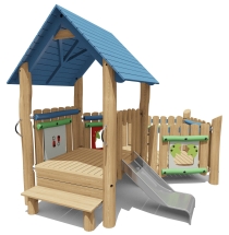 Игровой комплекс Эко 070002 для детской площадки Игровой комплекс Эко 070002 для детской площадки