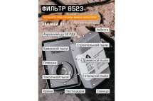 Фильтр в пластиковом корпусе противоаэрозольный класса P3 R, 128 шт Jeta Safety 8523-box