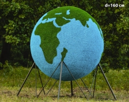 Топиари глобус, d=160 см - газон Eco, фото 1