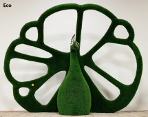 Топиари павлин Королевский - газон Deluxe Топиари павлин Королевский - газон Deluxe