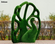 Топиари павлин Королевский - газон Deluxe Топиари павлин Королевский - газон Deluxe