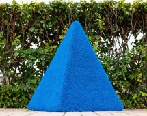 Топиари пирамида Синяя, маленькая - газон Eco