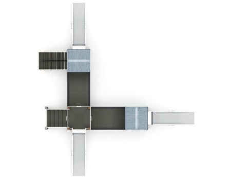 Детская игровая площадка Городок (Тайга) горка Н 1200 ДИК 2.01.3.03-33, фото 4