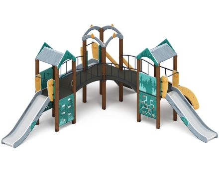 Детская игровая площадка Городок (Тайга) горка Н 1200 ДИК 2.01.3.03-33, фото 1